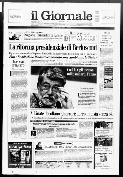 Il giornale : quotidiano del mattino